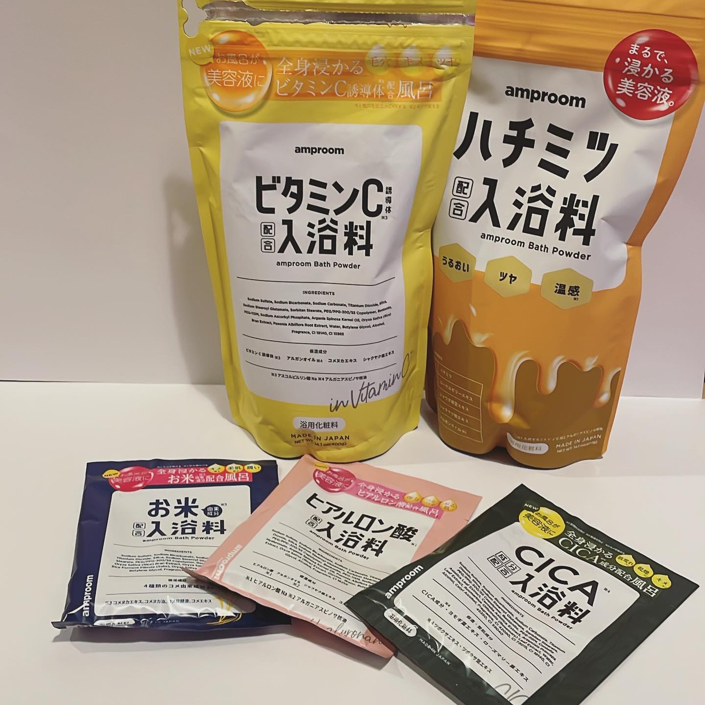 お米バスパウダー 25g(1回分)/amproom/保湿系入浴剤を使ったクチコミ（1枚目）