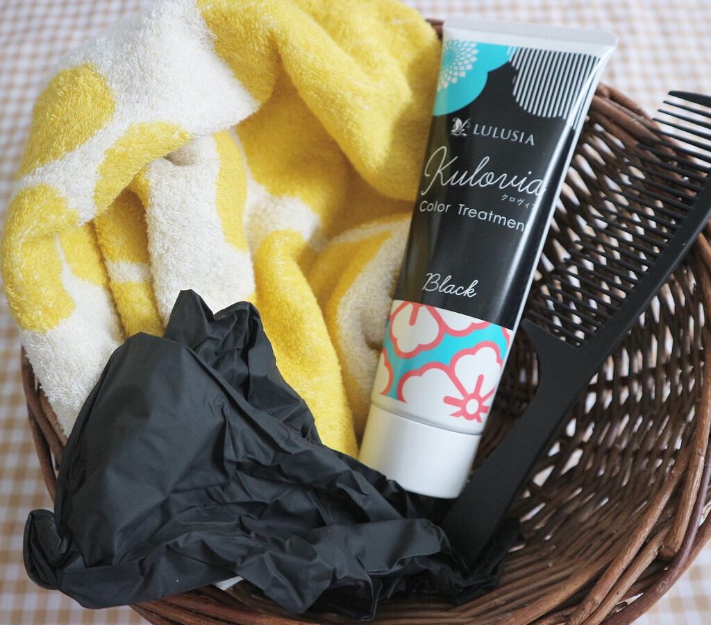 クロヴィア カラートリートメント ブラック/ルルシア/洗い流すヘアトリートメントを使ったクチコミ（1枚目）