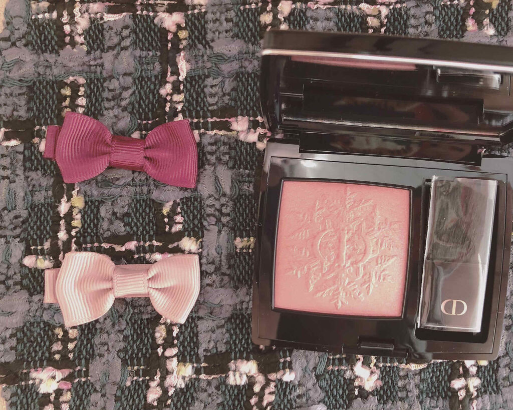 ディオールスキン ルージュ ブラッシュ＜ゴールデン ナイツ＞ 353 ローズ フリソン/Dior/パウダーチークを使ったクチコミ（1枚目）