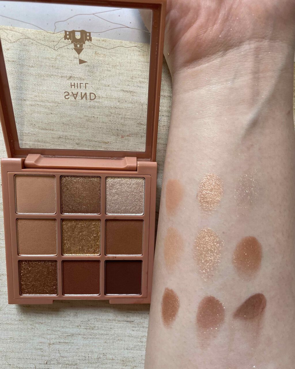 プレイカラーアイズ サンドヒル/ETUDE/アイシャドウパレットを使ったクチコミ（3枚目）