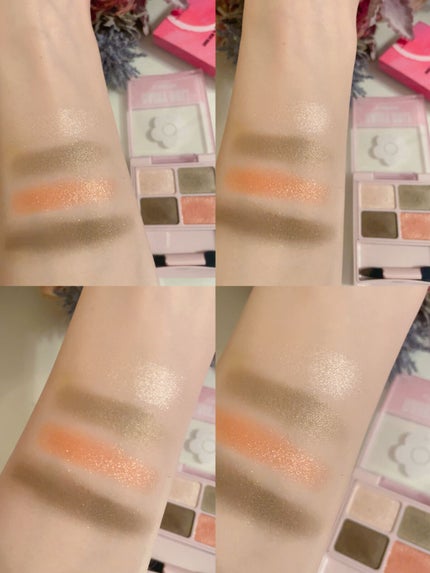 デイジードール アイカラー パレット/DAISY DOLL by MARY QUANT/アイシャドウパレットを使ったクチコミ(4枚目)