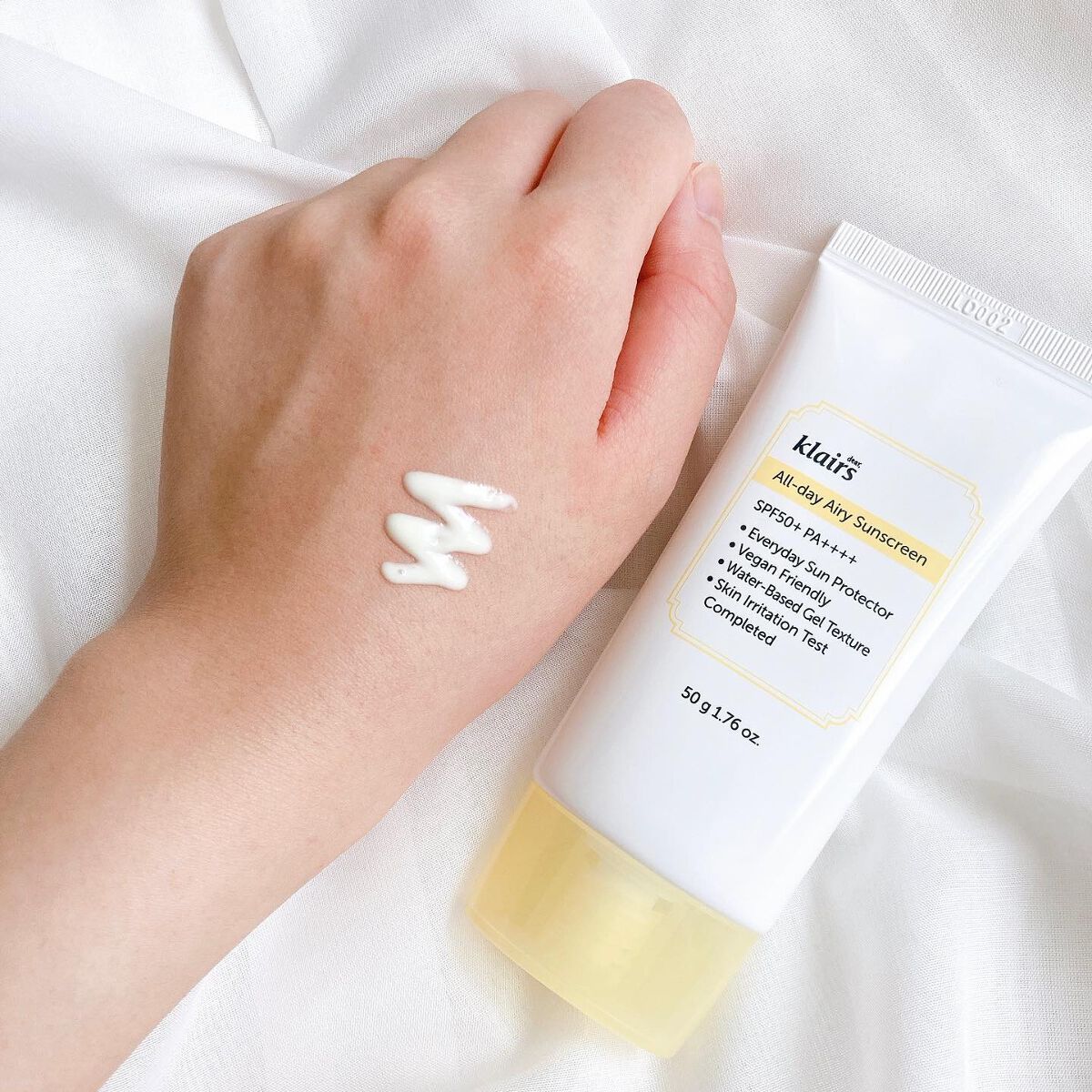 All-day エアリーサンスクリーン50g/Klairs/日焼け止めクリームを使ったクチコミ（3枚目）
