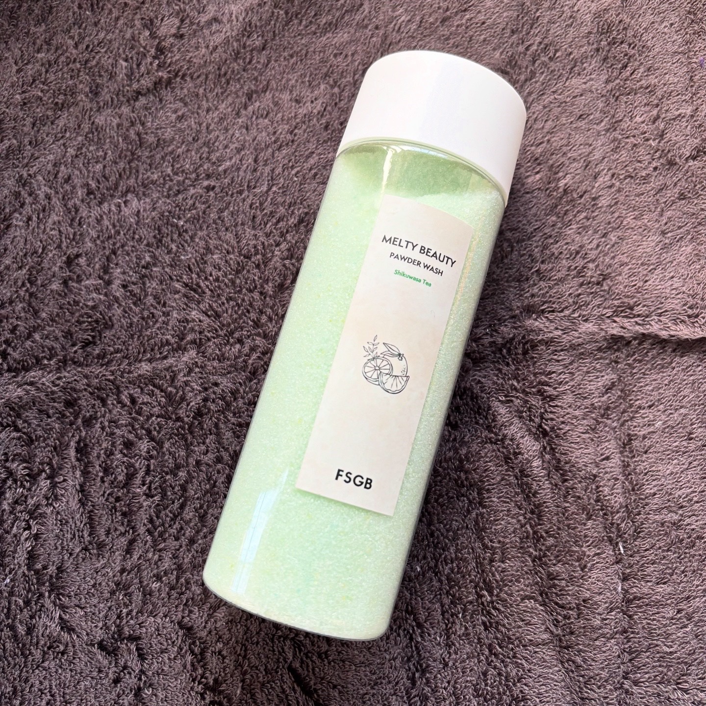 沖縄とろみ美容 パウダーウォッシュ シークヮーサーティー/FSGB/洗顔パウダーを使ったクチコミ（1枚目）