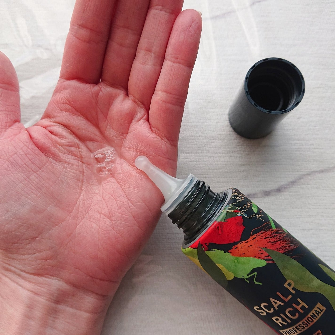 スカルプリッチ プロフェッショナル/日清食品/頭皮ローションを使ったクチコミ(2枚目)