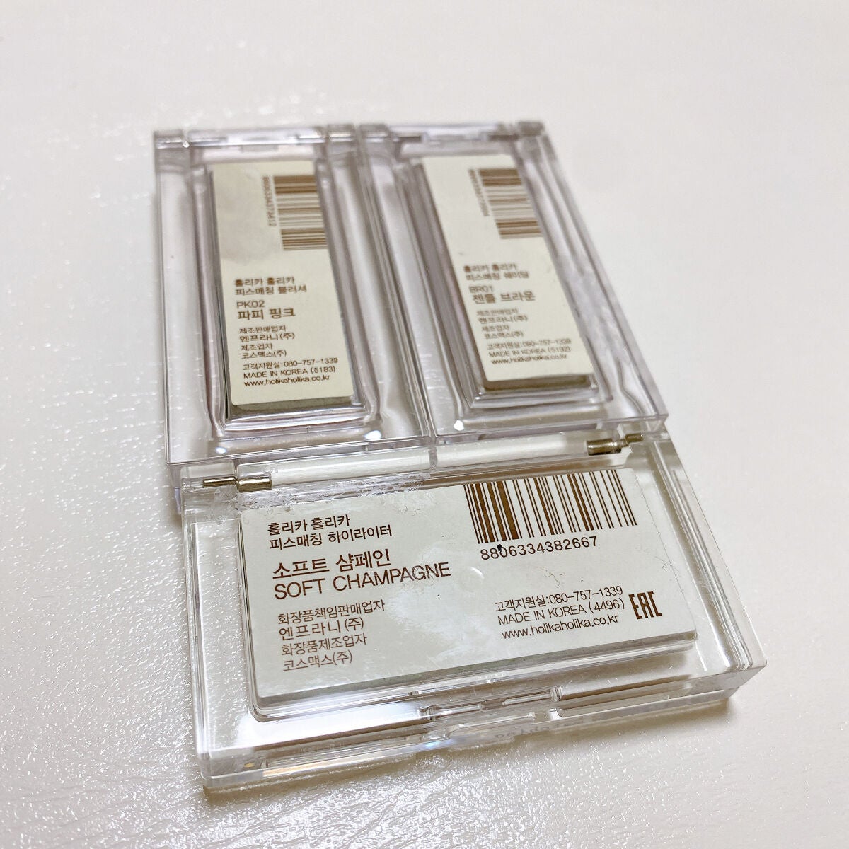 ピースマッチングチーク/HOLIKA HOLIKA/パウダーチークを使ったクチコミ(3枚目)