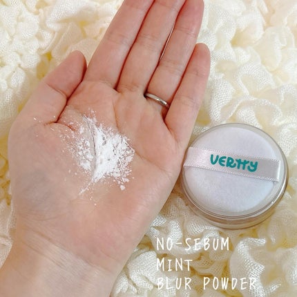 ノーセバムミントブラーパウダー /Vertty/ルースパウダーを使ったクチコミ(2枚目)
