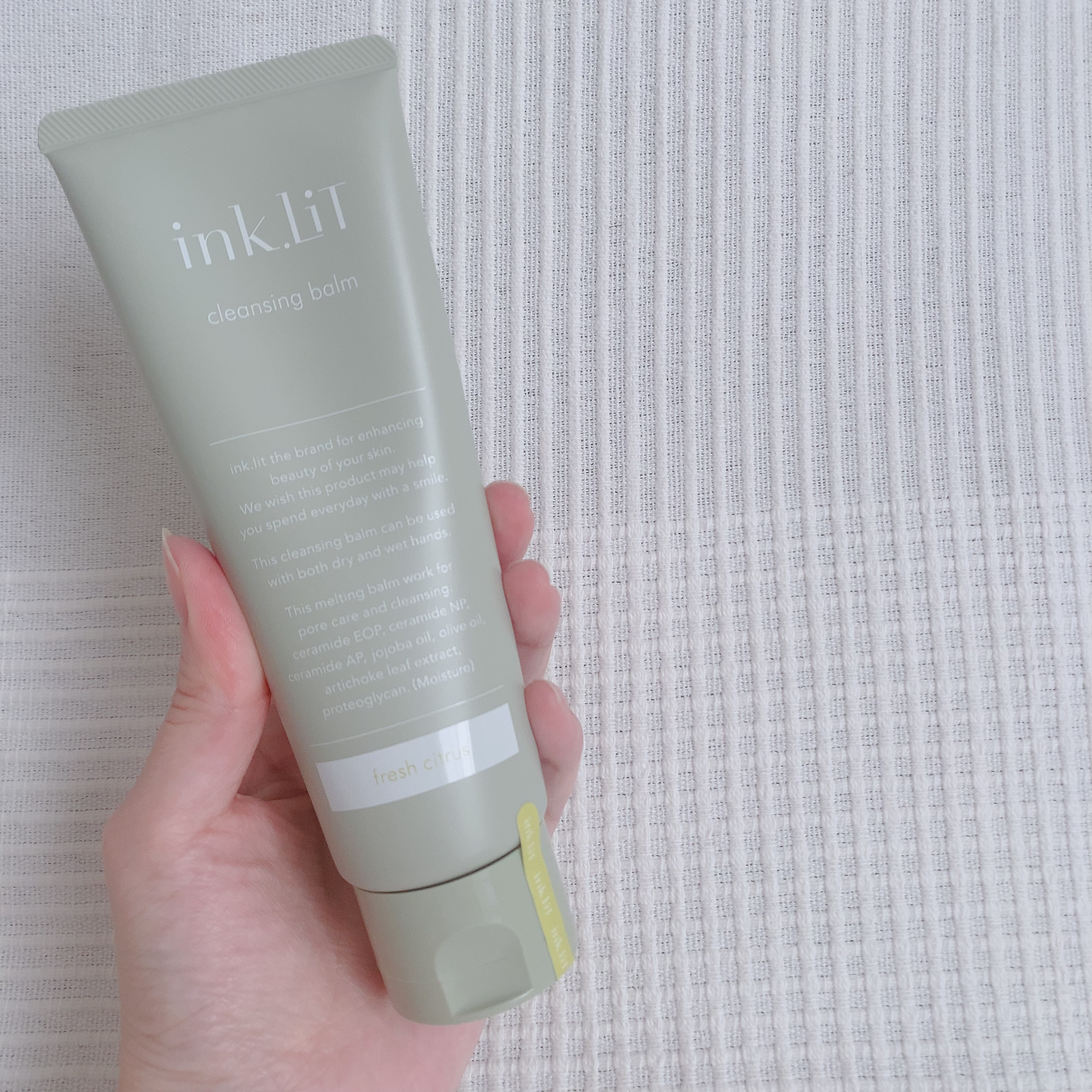インクリット クレンジングバーム フレッシュシトラス/ink./ミルククレンジングを使ったクチコミ（1枚目）