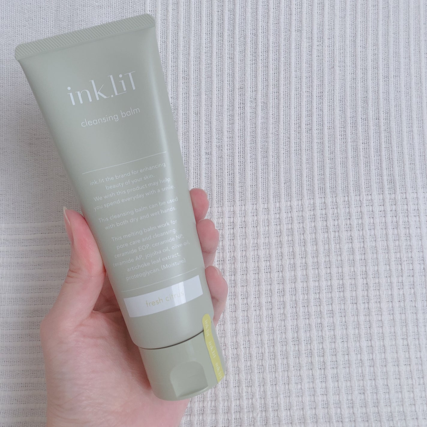 インクリット クレンジングバーム フレッシュシトラス/ink./ミルククレンジングを使ったクチコミ(1枚目)