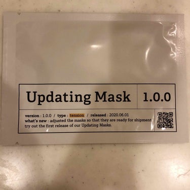 Updating Mask 1.0.0 Type T（毛穴対策）／tension 1セット5枚入り/meol/シートマスク・パックを使ったクチコミ（4枚目）