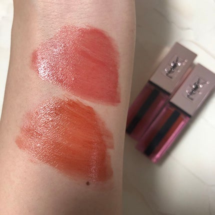 ルージュ ピュールクチュール ヴェルニ ウォーターグロウ/YVES SAINT LAURENT BEAUTE/口紅を使ったクチコミ(3枚目)