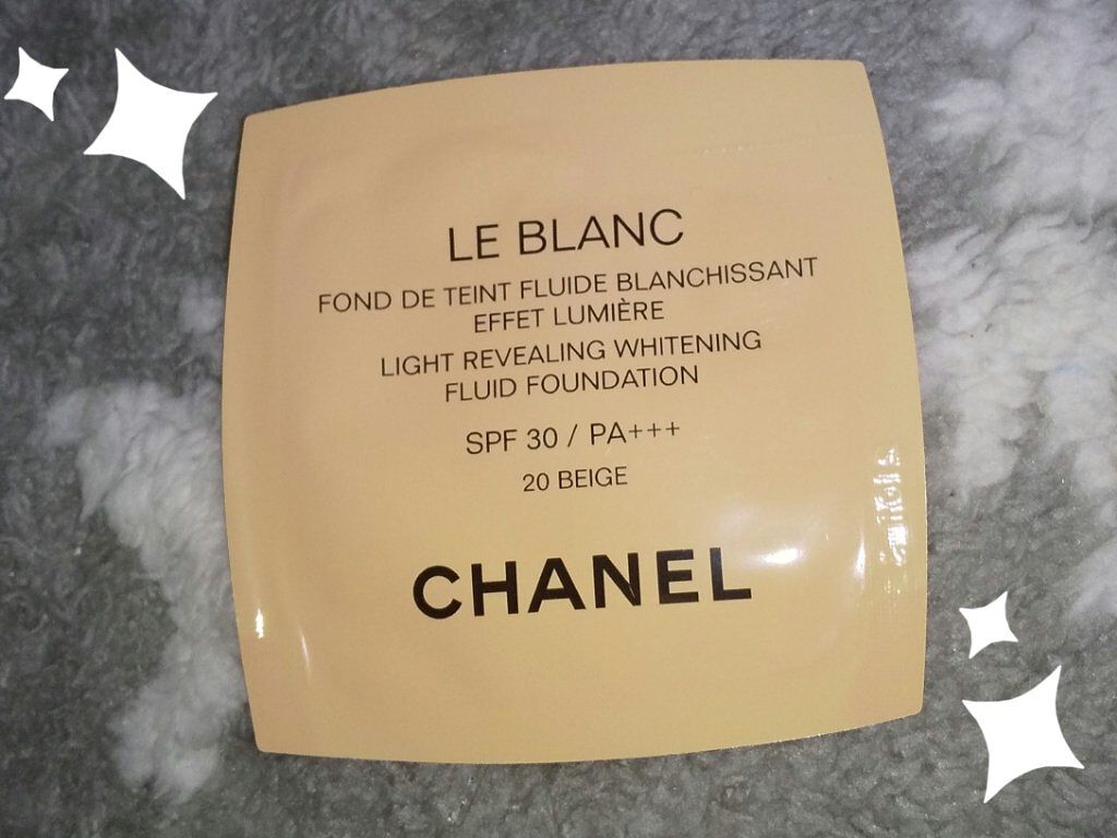 ル ブラン フリュイド ルミエール/CHANEL/リキッドファンデーションを使ったクチコミ（1枚目）