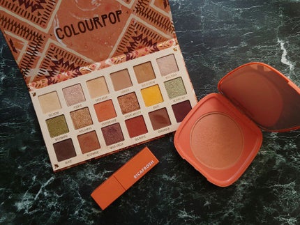 サンドストーン/ColourPop/アイシャドウパレットを使ったクチコミ(4枚目)