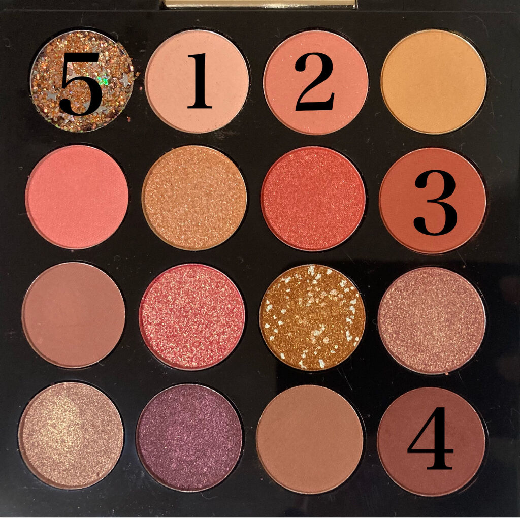 大英博物館 エジプトシリーズ アイシャドウパレット/ZEESEA/アイシャドウパレットを使ったクチコミ（2枚目）