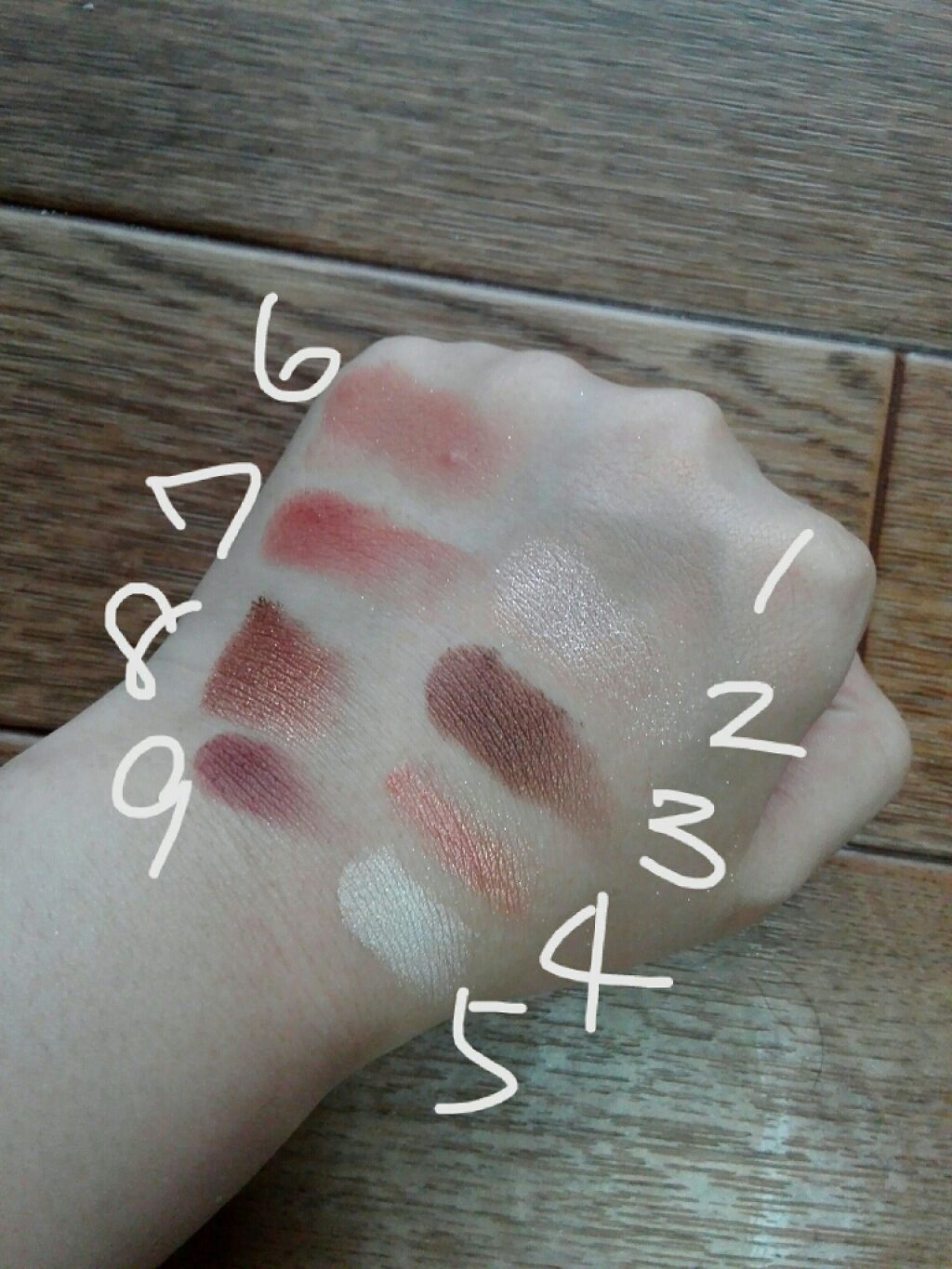 UR GLAM　BLOOMING EYE COLOR PALETTE/U R GLAM/アイシャドウパレットを使ったクチコミ（3枚目）