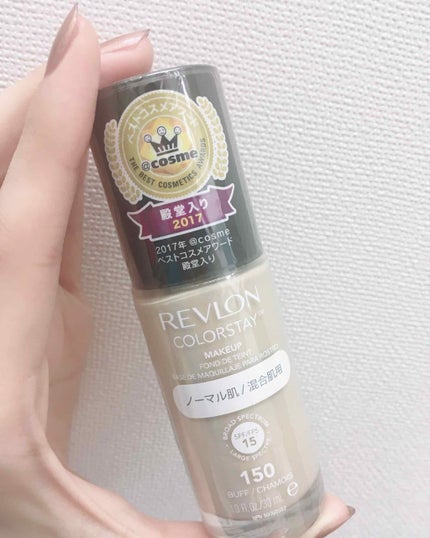 カラーステイ メイクアップ/REVLON/リキッドファンデーションを使ったクチコミ(1枚目)