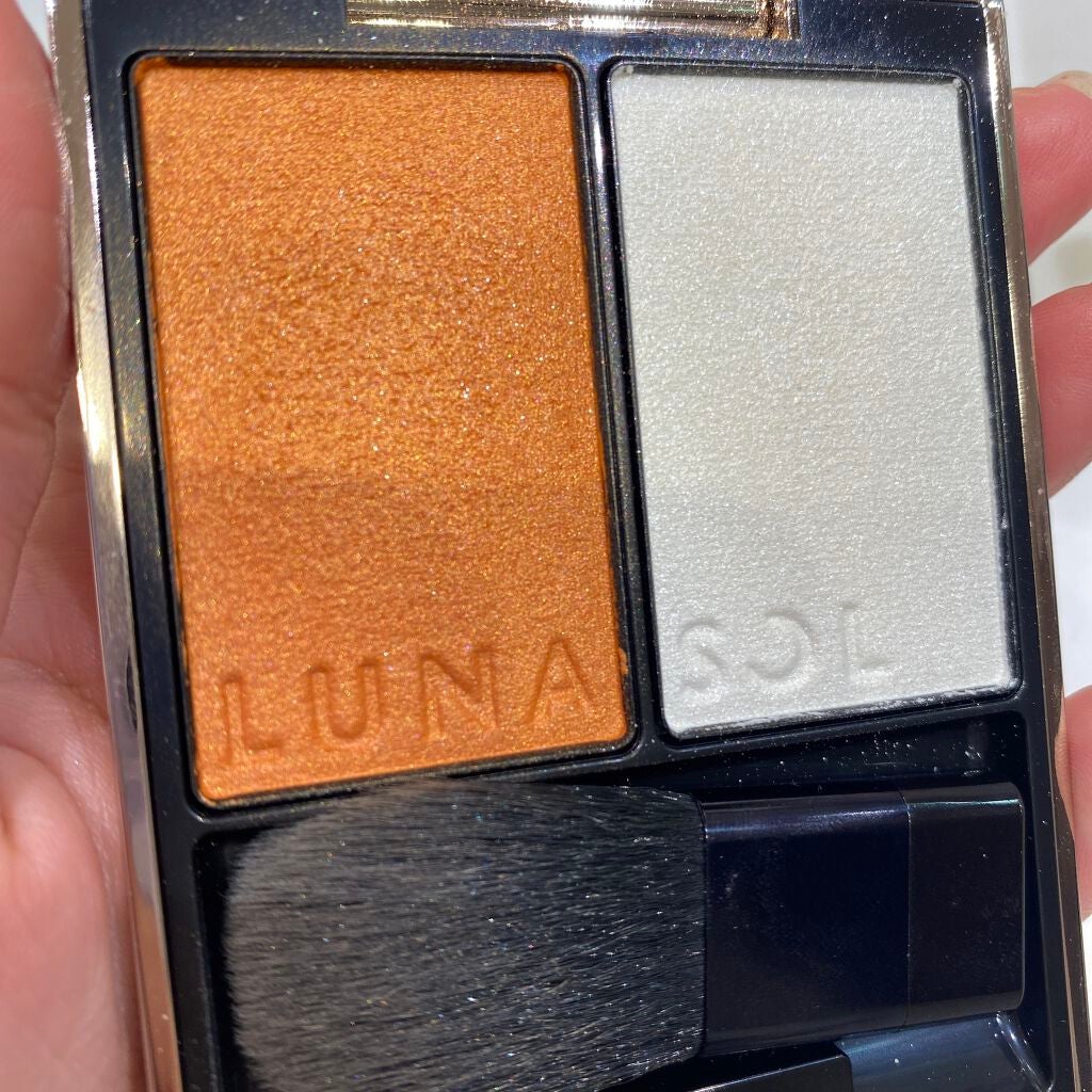 カラーリンググレイズ/LUNASOL/パウダーチークを使ったクチコミ(1枚目)