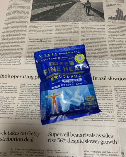 きき湯 ファインヒート 爽快リフレッシュ/きき湯/炭酸系入浴剤を使ったクチコミ(1枚目)