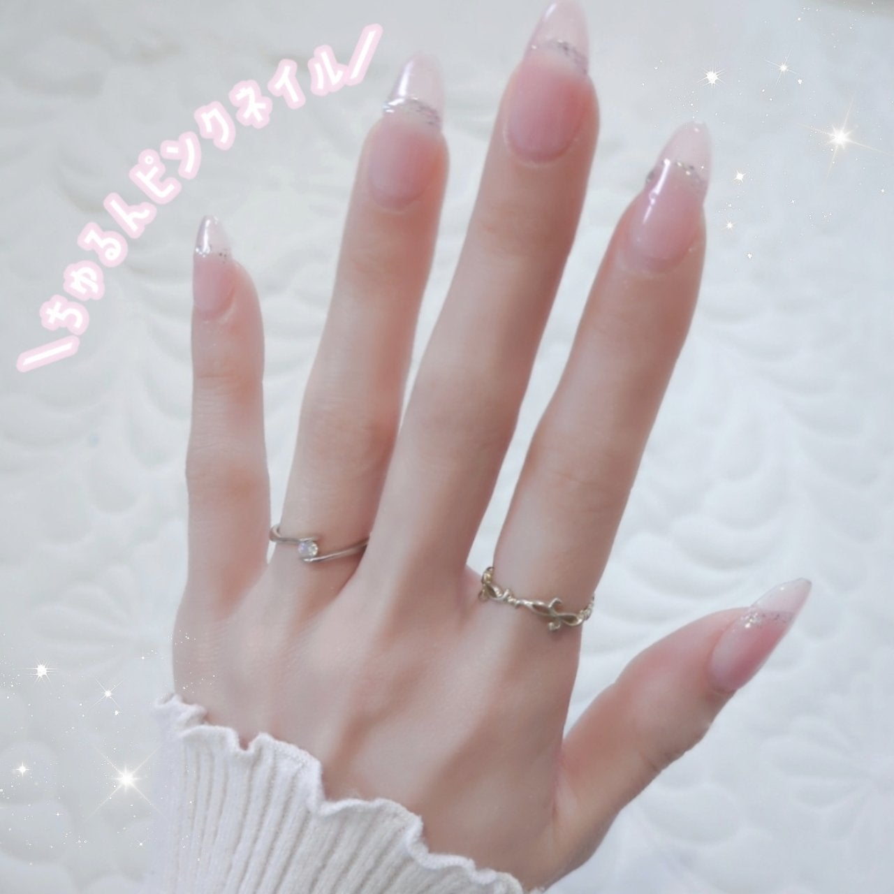 ジェルミー クリスタルトップジェル /ジェルミーワン/ジェルネイルを使ったクチコミ(1枚目)