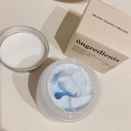 Slow Aging Cream /Ongredients/フェイスクリームを使ったクチコミ(2枚目)