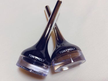 Back stage double eyes gel eye liner/TONYMOLY/ジェルアイライナーを使ったクチコミ（2枚目）