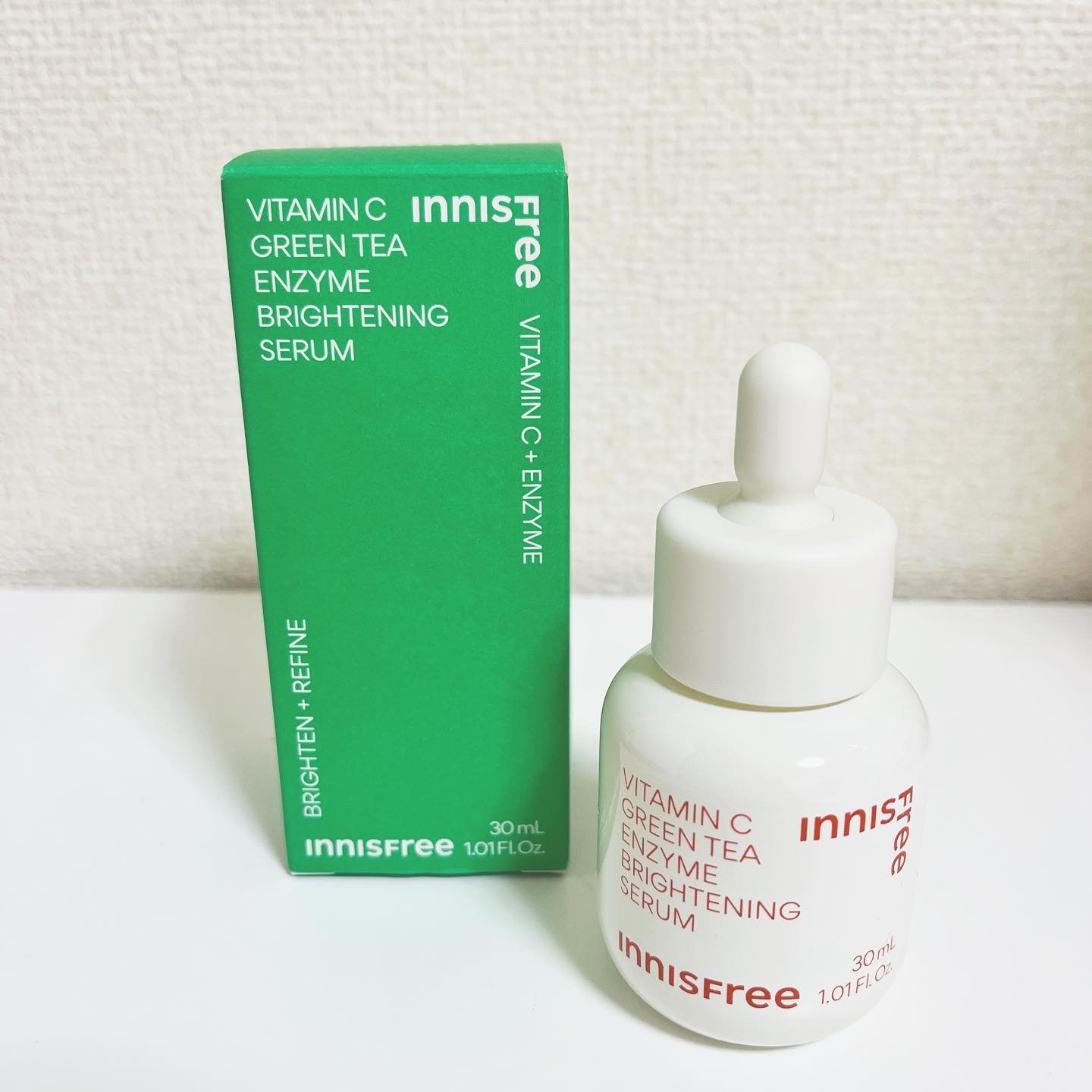 ビタC　グリーンティーエンザイム　ブライト　セラム/innisfree/美容液を使ったクチコミ（1枚目）