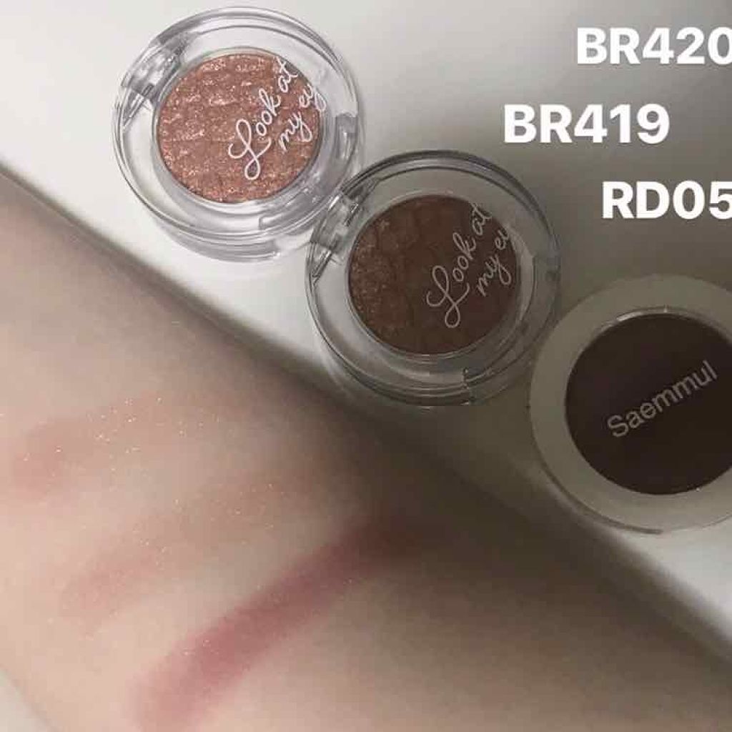 ルックアット マイアイズ/ETUDE/単色アイシャドウを使ったクチコミ（1枚目）