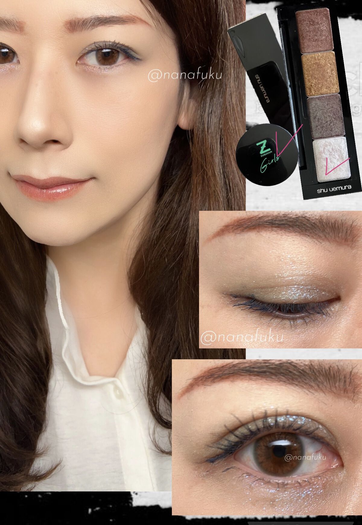 ムースアイシャドウ/ZUQUUUN GIRLS/ジェル・クリームアイシャドウを使ったクチコミ（2枚目）