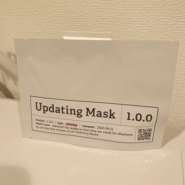 Updating Mask 1.0.0 Type G（ツヤ）／glowing 1セット5枚入り/meol/シートマスク・パックを使ったクチコミ（1枚目）