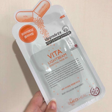 ビタライトビームエッセンシャルマスクEX/MEDIHEAL/シートマスク・パックを使ったクチコミ(1枚目)