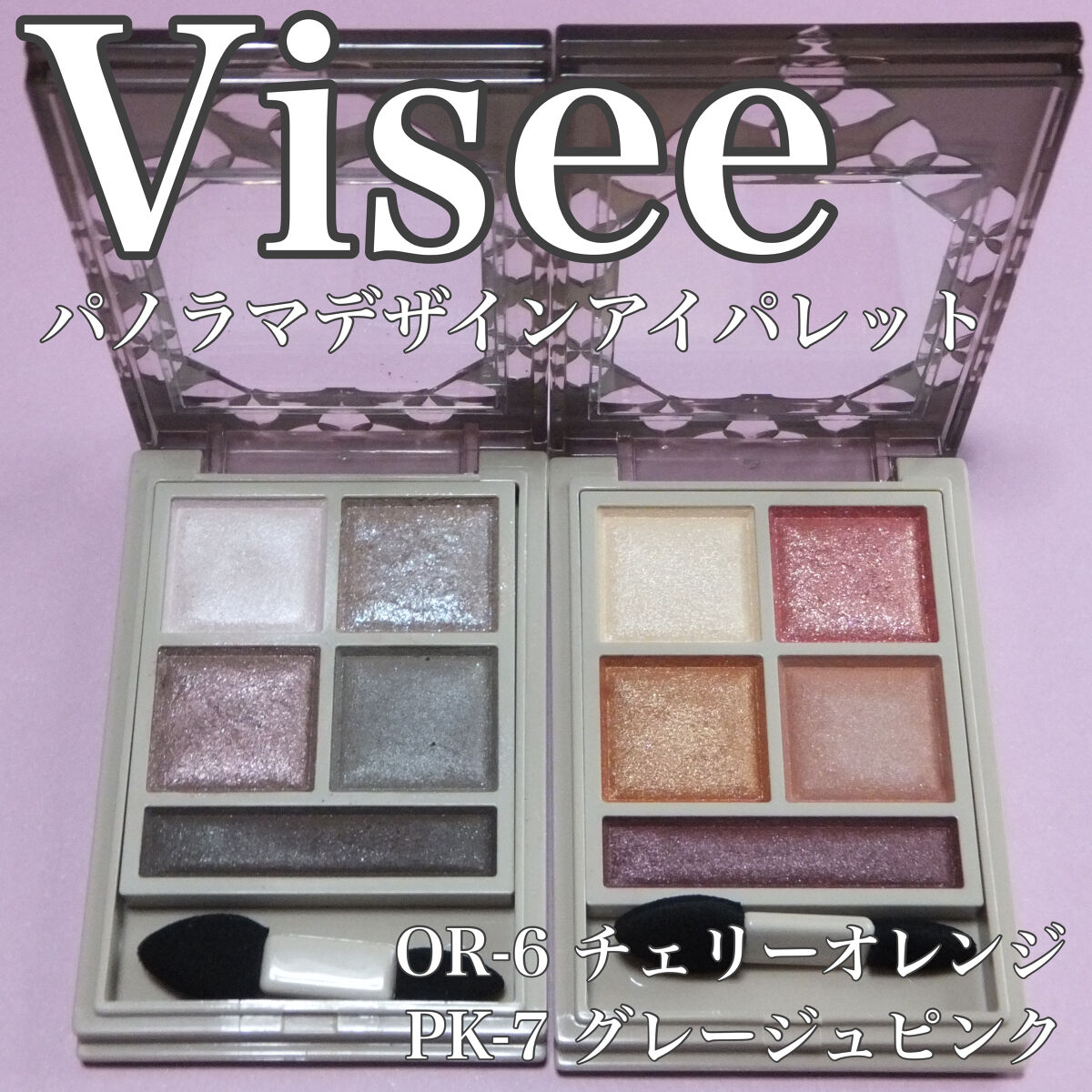 パノラマデザイン アイパレット/Visée/アイシャドウパレットを使ったクチコミ（1枚目）