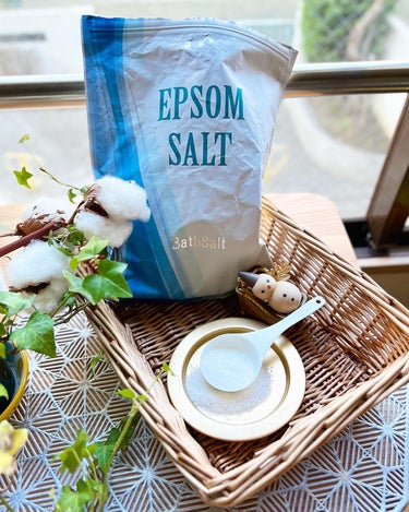 Epsom Salt (エプソムソルト) 国産(岡山県産)/EARTH CONSCIOUS (アースコンシャス)/入浴剤を使ったクチコミ（2枚目）