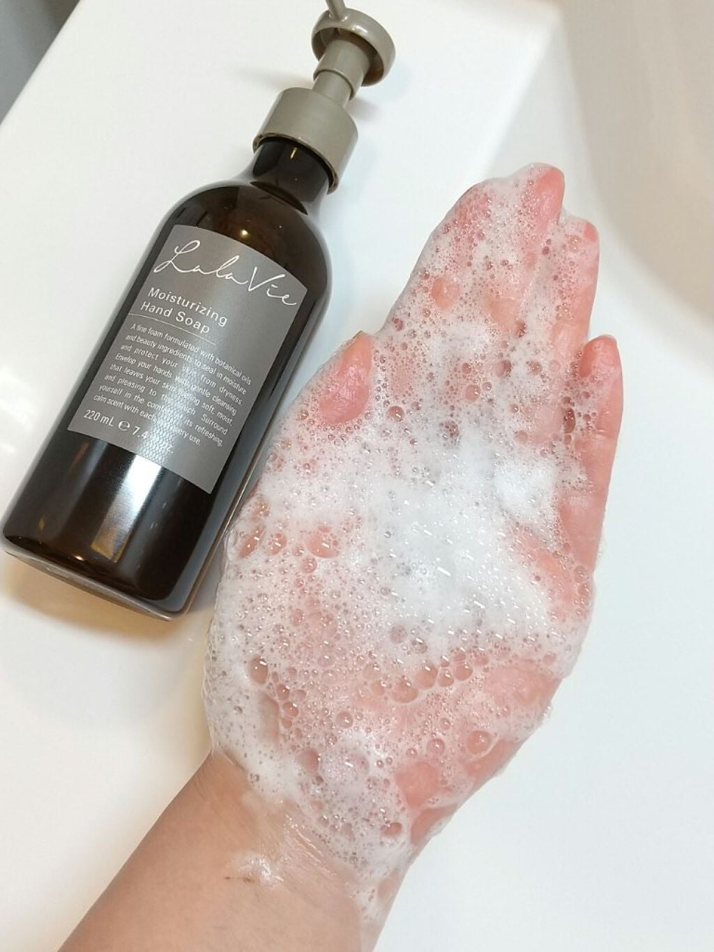 モイスチュアライジング ハンドソープ /Lala Vie/ハンドソープを使ったクチコミ(3枚目)
