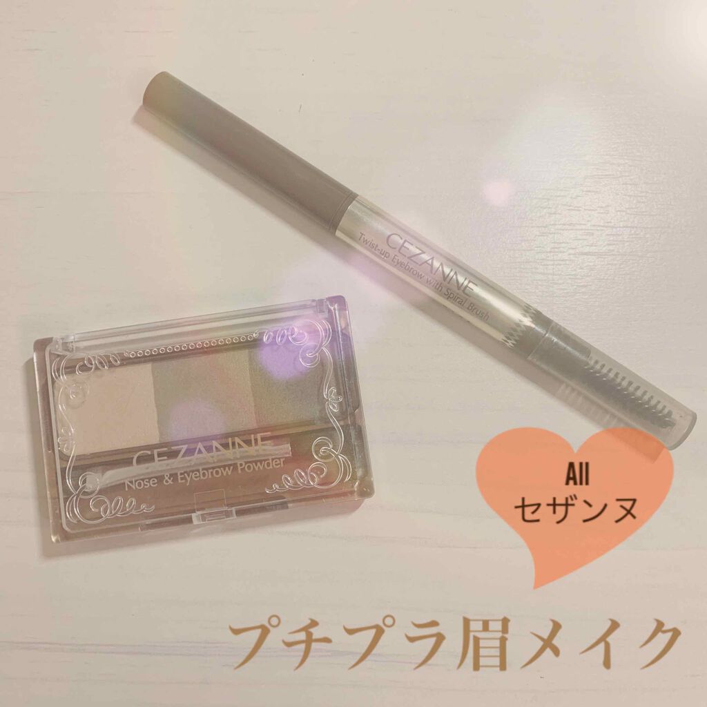 ノーズ&アイブロウパウダー/CEZANNE/パウダーアイブロウを使ったクチコミ(1枚目)