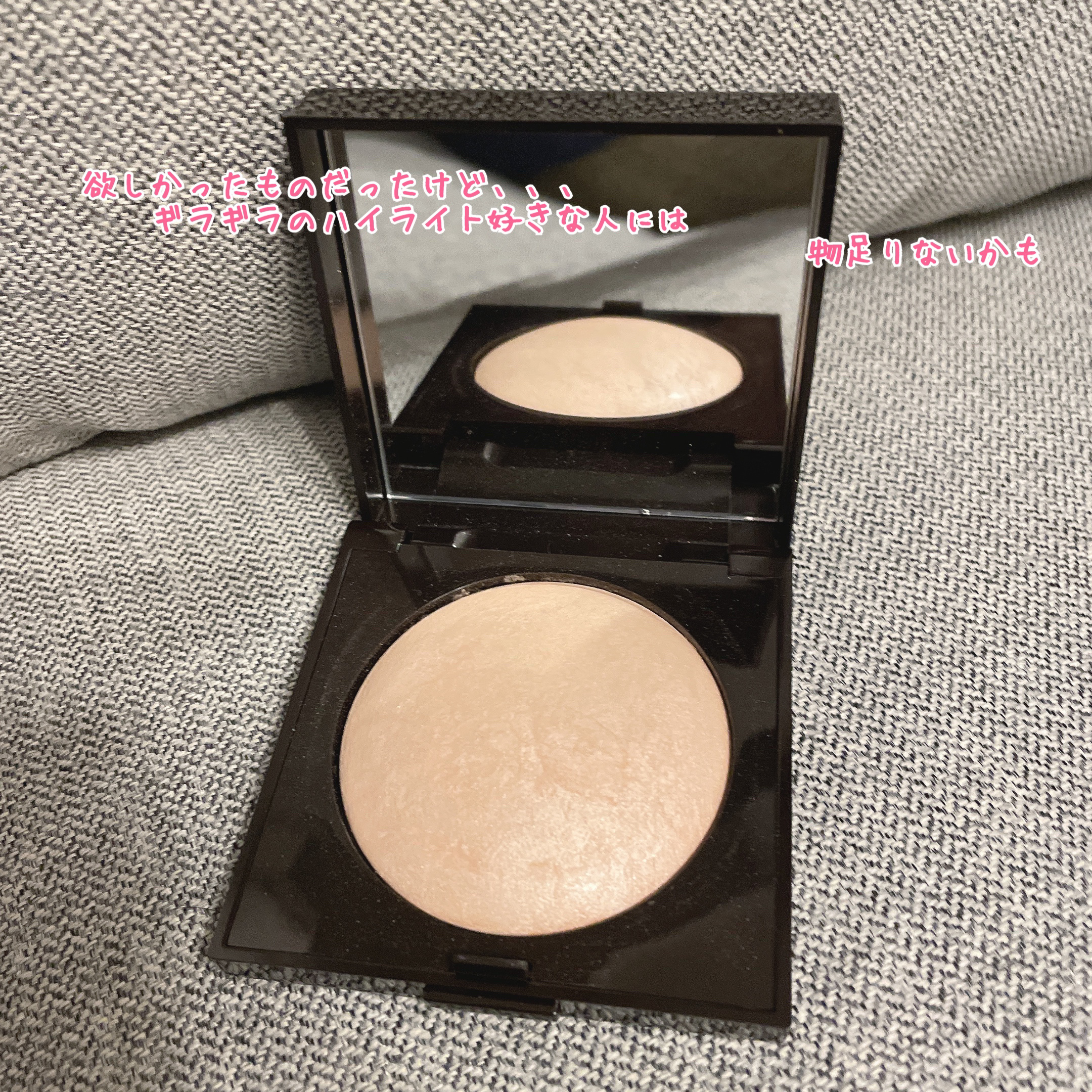 マットラディアンス ベイクドパウダー ハイライト01/ローラ メルシエ/パウダーハイライトを使ったクチコミ（3枚目）