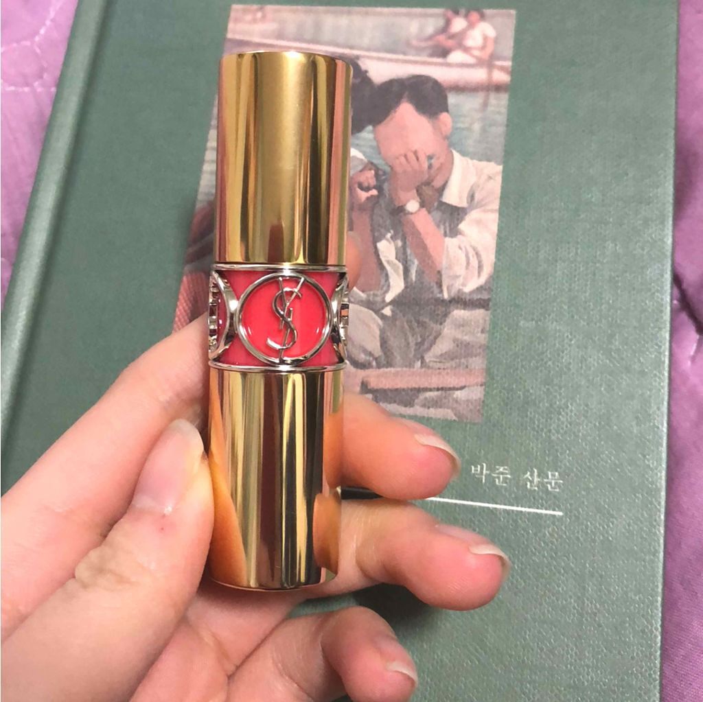ルージュ ヴォリュプテ シャイン/YVES SAINT LAURENT BEAUTE/口紅を使ったクチコミ(1枚目)