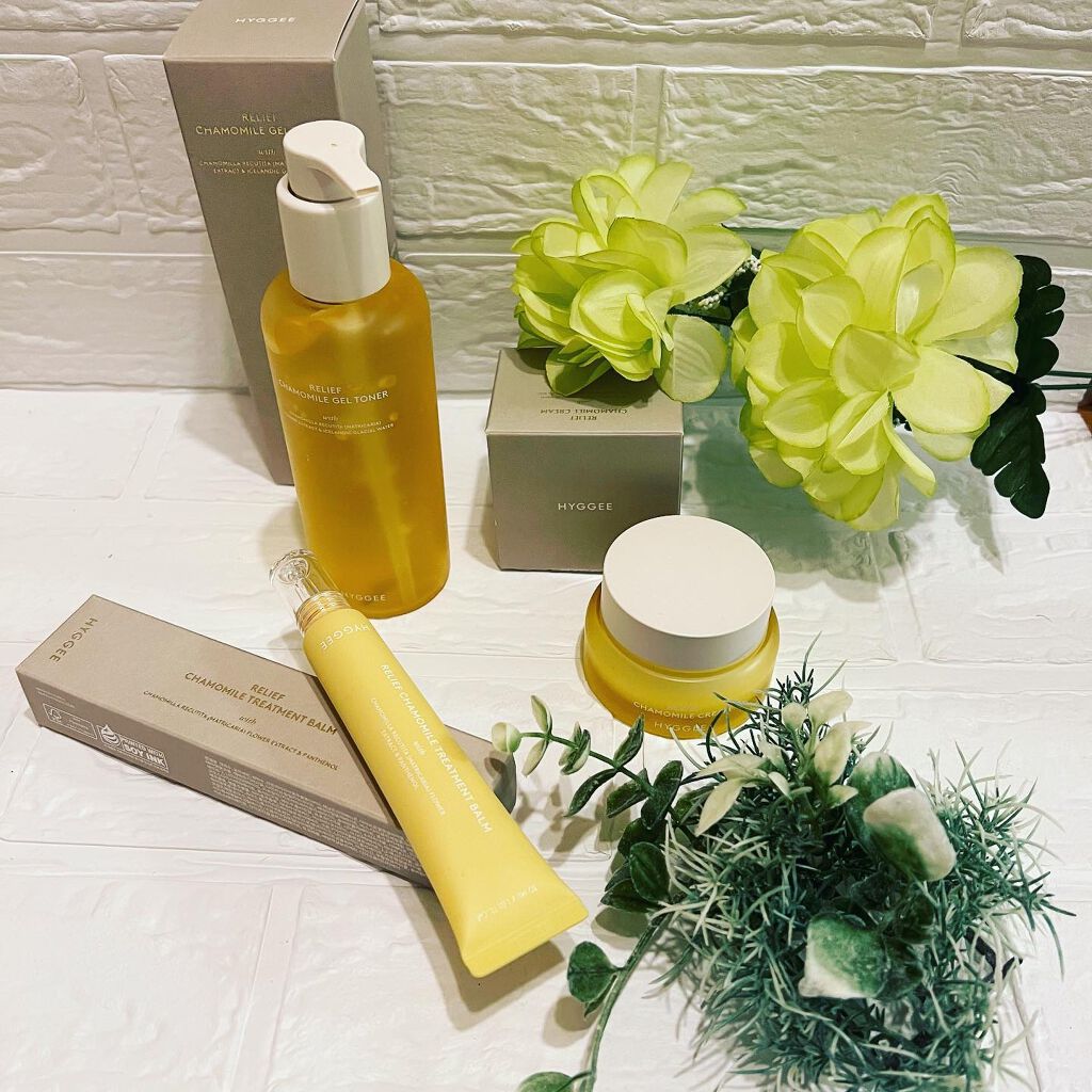 リリーフカモミールジェルトナー/HYGGEE/化粧水を使ったクチコミ（1枚目）