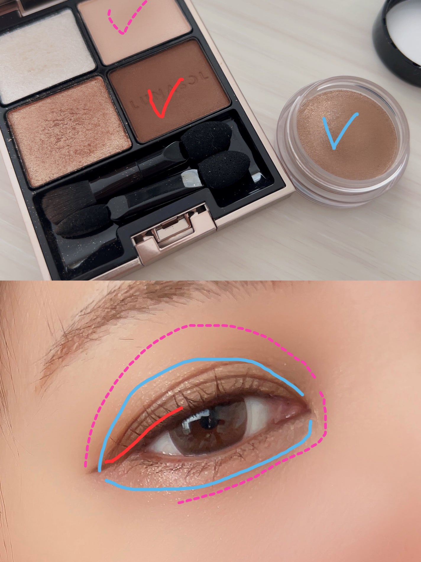 アイカラーレーション/LUNASOL/アイシャドウパレットを使ったクチコミ(4枚目)