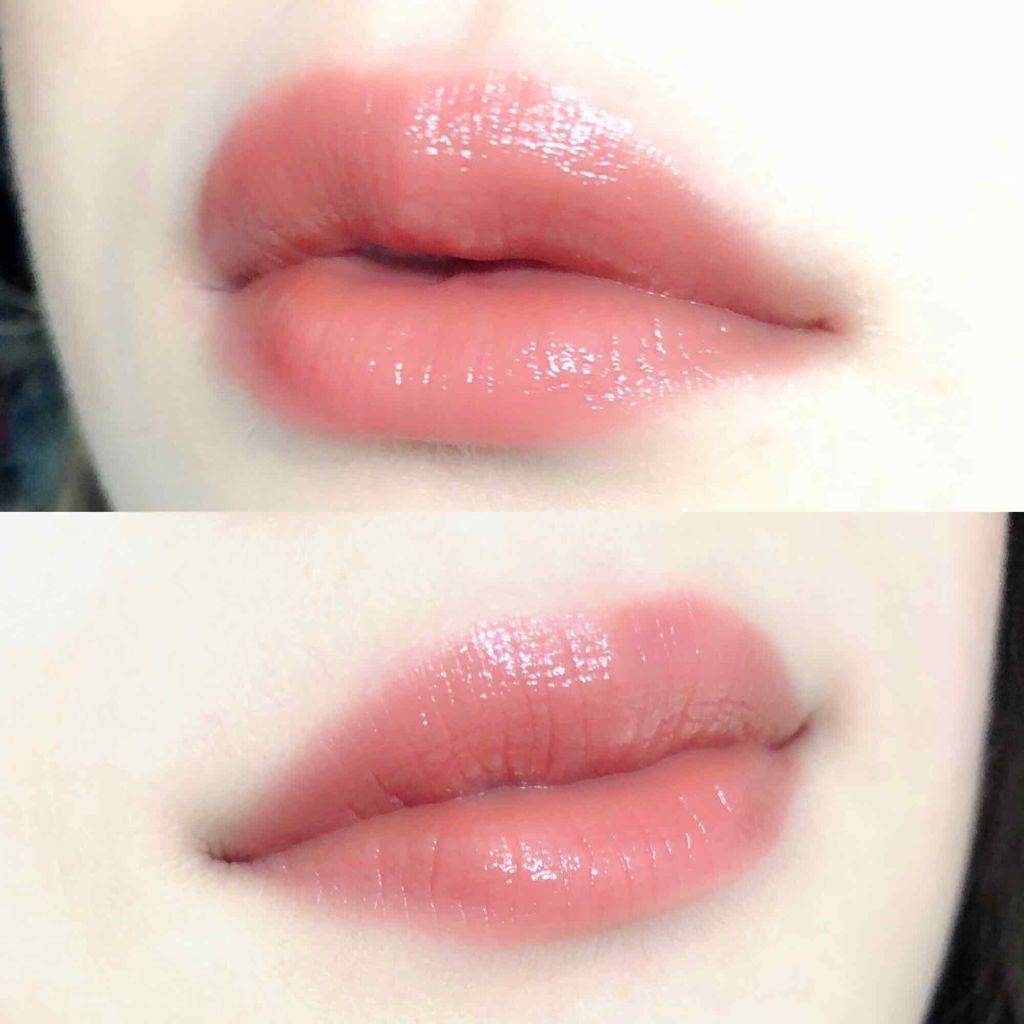 ラスティンググロスリップ/CEZANNE/口紅を使ったクチコミ(3枚目)