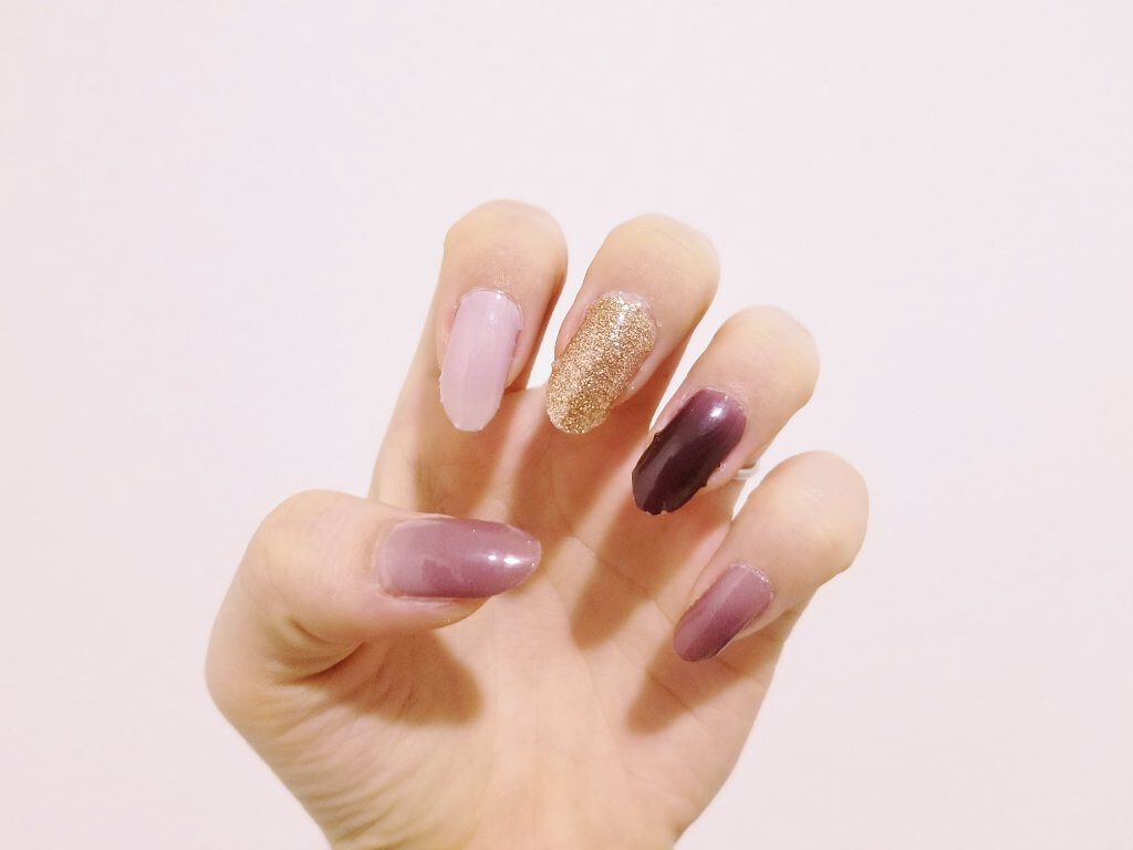 ジェルネイルシール/DAISO/ネイルシールを使ったクチコミ(2枚目)