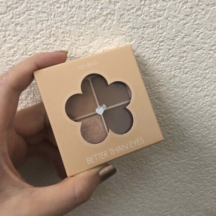 ベターザンアイズ/rom&nd/アイシャドウパレットを使ったクチコミ(1枚目)