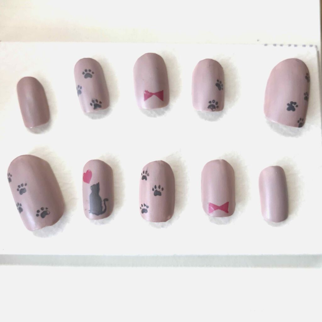 ネイルスタンプ キャンドゥを使った口コミ ネイルチップ作成しましたん٩ By よつは 敏感肌 代前半 Lips