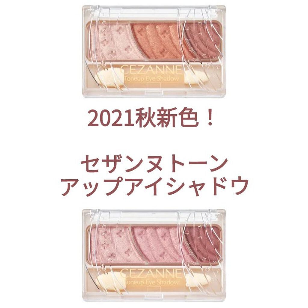 トーンアップアイシャドウ/CEZANNE/アイシャドウパレットを使ったクチコミ(1枚目)