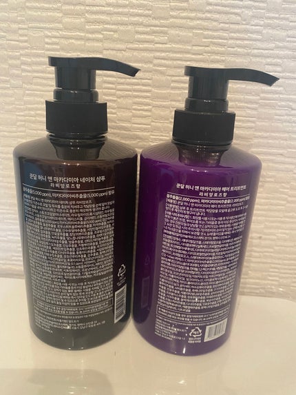 ハニー&マカデミアシャンプー/トリートメント LA VIE EN RORE /KUNDAL/市販シャンプーを使ったクチコミ(2枚目)