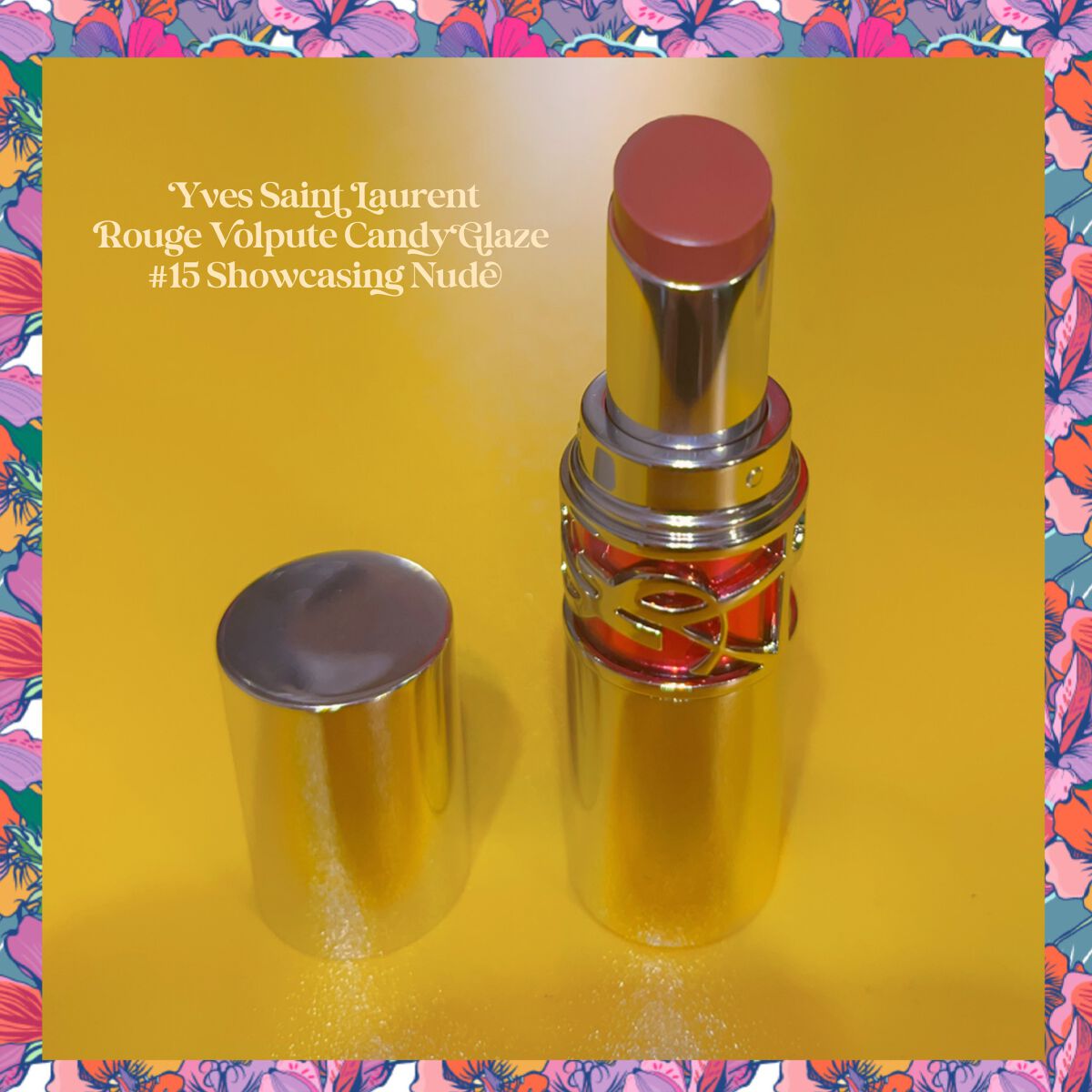 YSL ラブシャイン キャンディグレーズ No.15 ショーケーシング ヌード/YVES SAINT LAURENT BEAUTE/口紅を使ったクチコミ（1枚目）