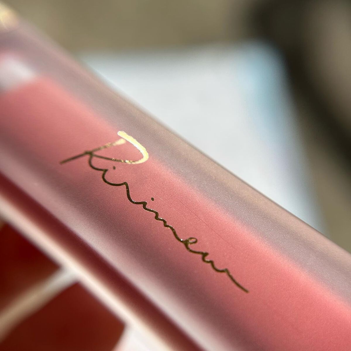 センシュアルフィックスティント 06 ピンクバター/Ririmew/リップティントを使ったクチコミ（2枚目）