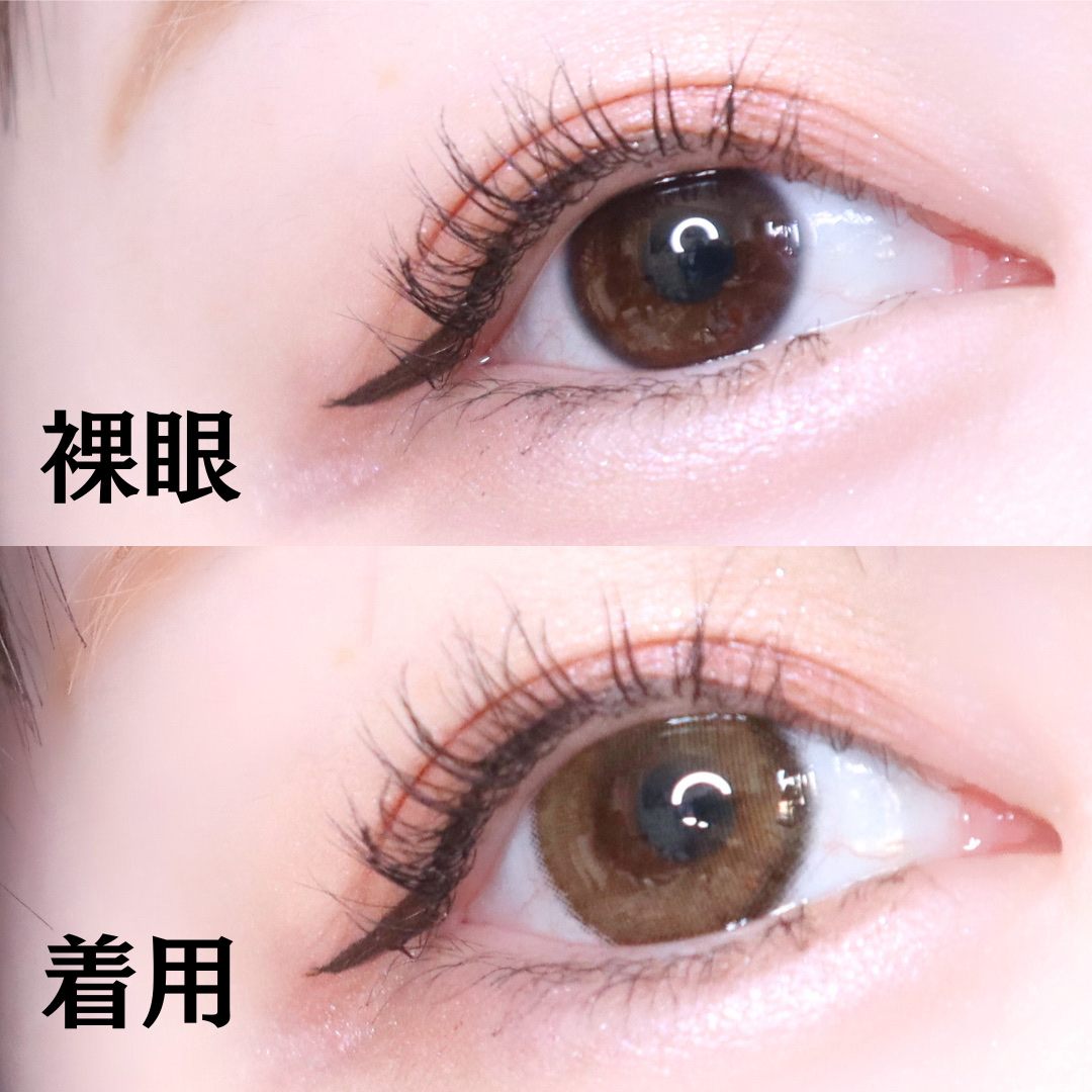 ViVi Ring 1day ブラウン/OLENS/ワンデー（１DAY）カラコンを使ったクチコミ（3枚目）