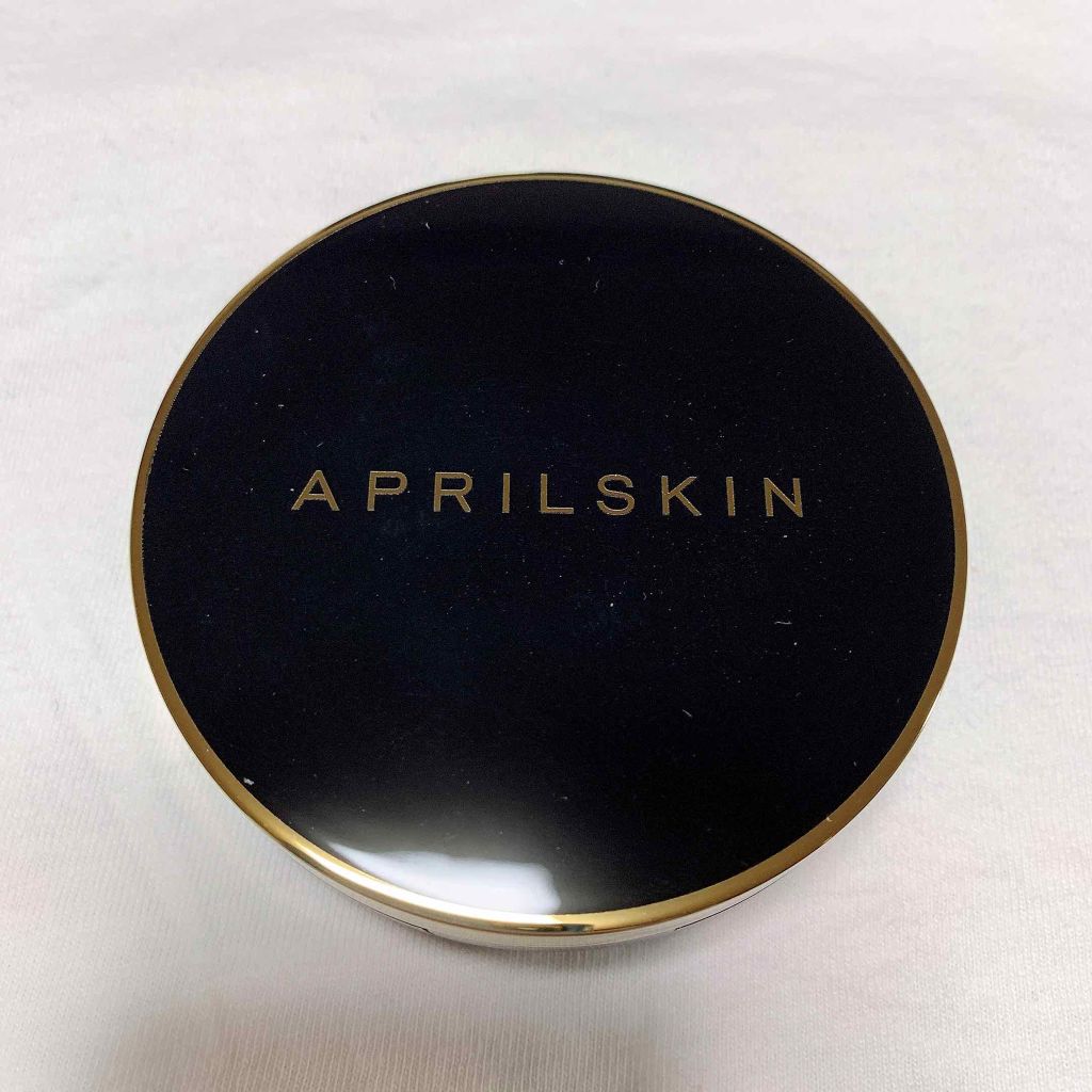マジックスノークッション ブラック 2.0/APRILSKIN/クッションファンデーションを使ったクチコミ（1枚目）