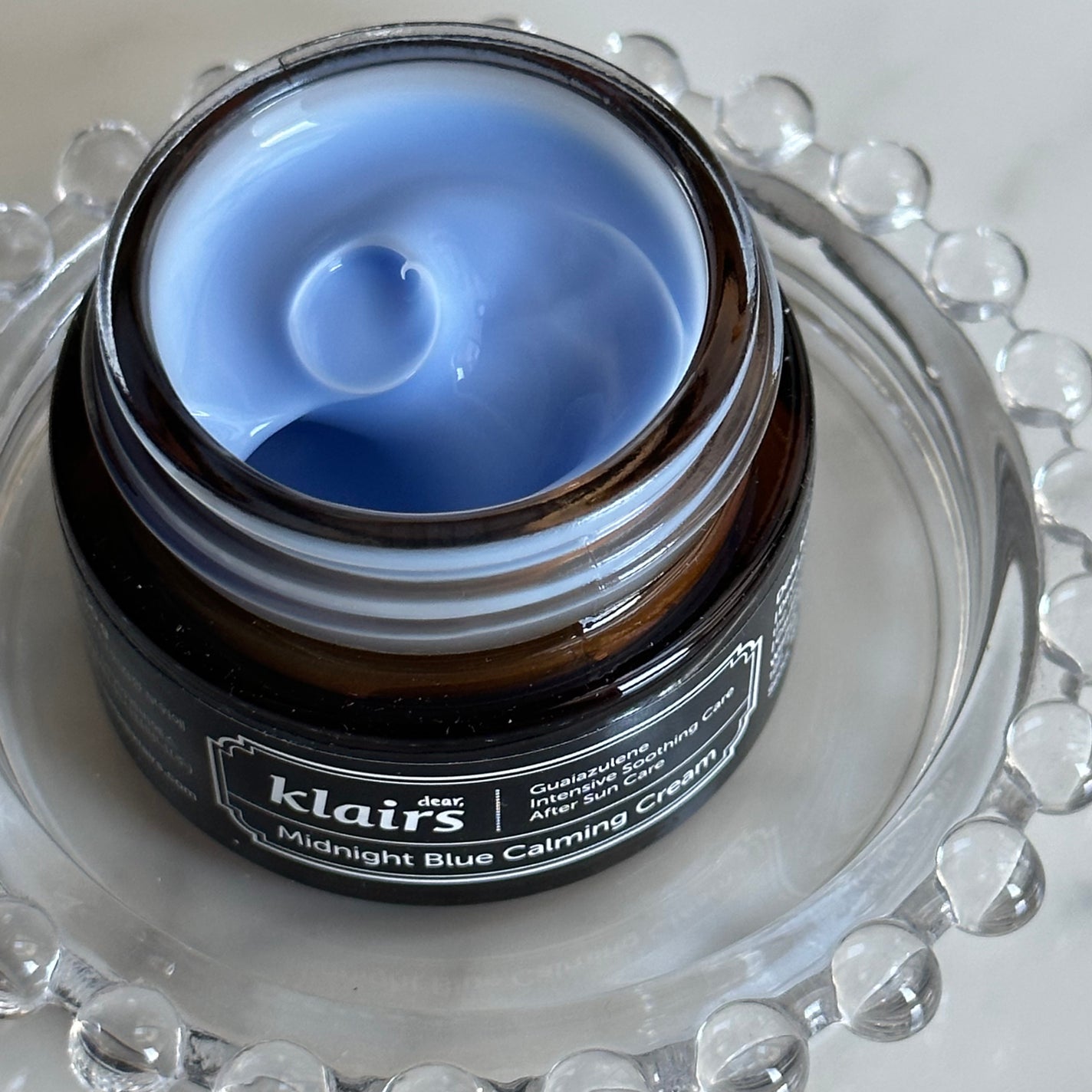ミッドナイトブルーカーミングクリーム/Klairs/フェイスクリームを使ったクチコミ(2枚目)