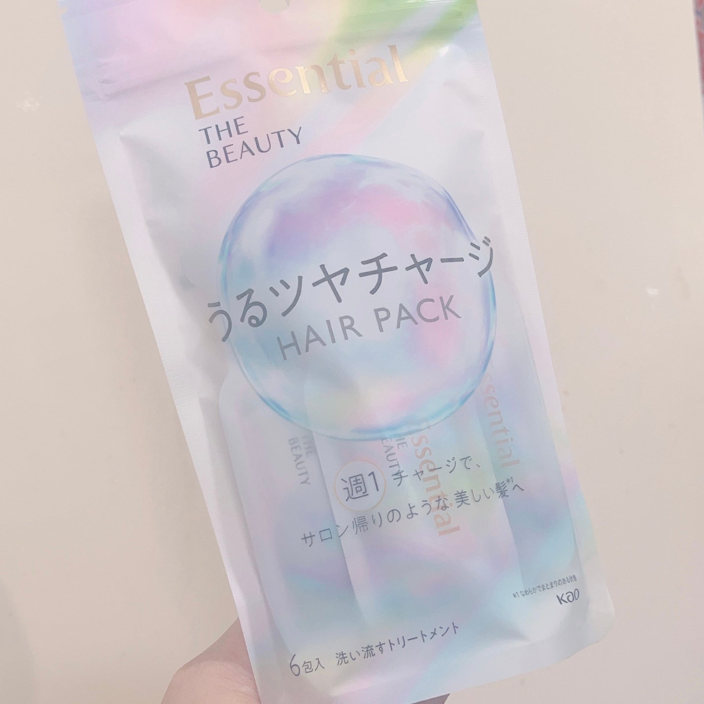 ザビューティ うるツヤチャージヘアパック/エッセンシャル/ヘアマスク・ヘアパックを使ったクチコミ(1枚目)