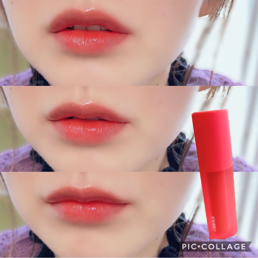 ホリカホリカ ハートクラッシュグローティントエアー/HOLIKA HOLIKA/リップティントを使ったクチコミ(6枚目)